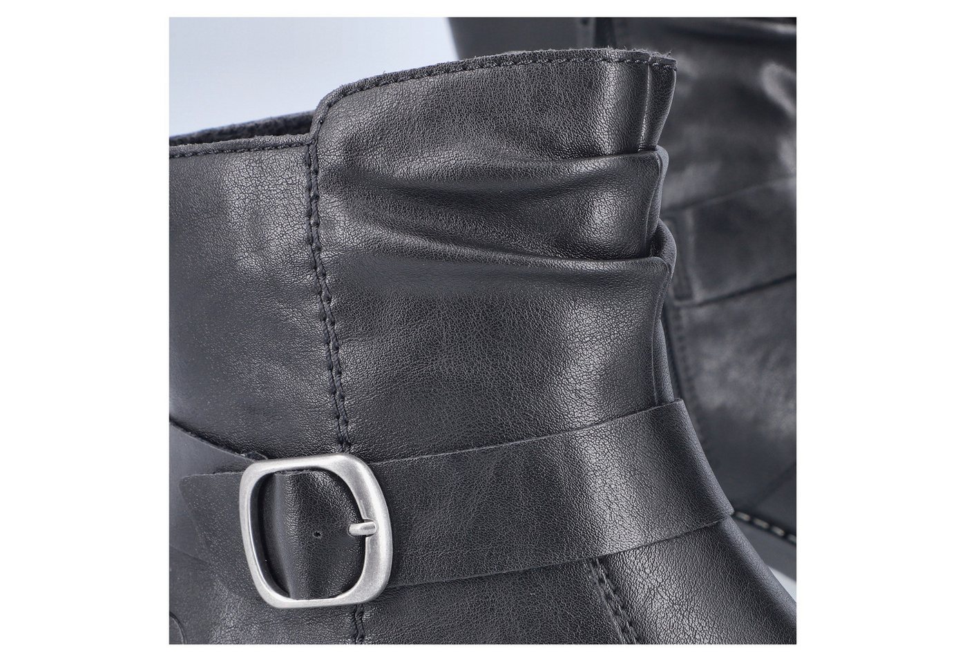Rieker Stiefelette Boots, Blockabsatz, mit Innenreißverschluss – Bild 4 von 5