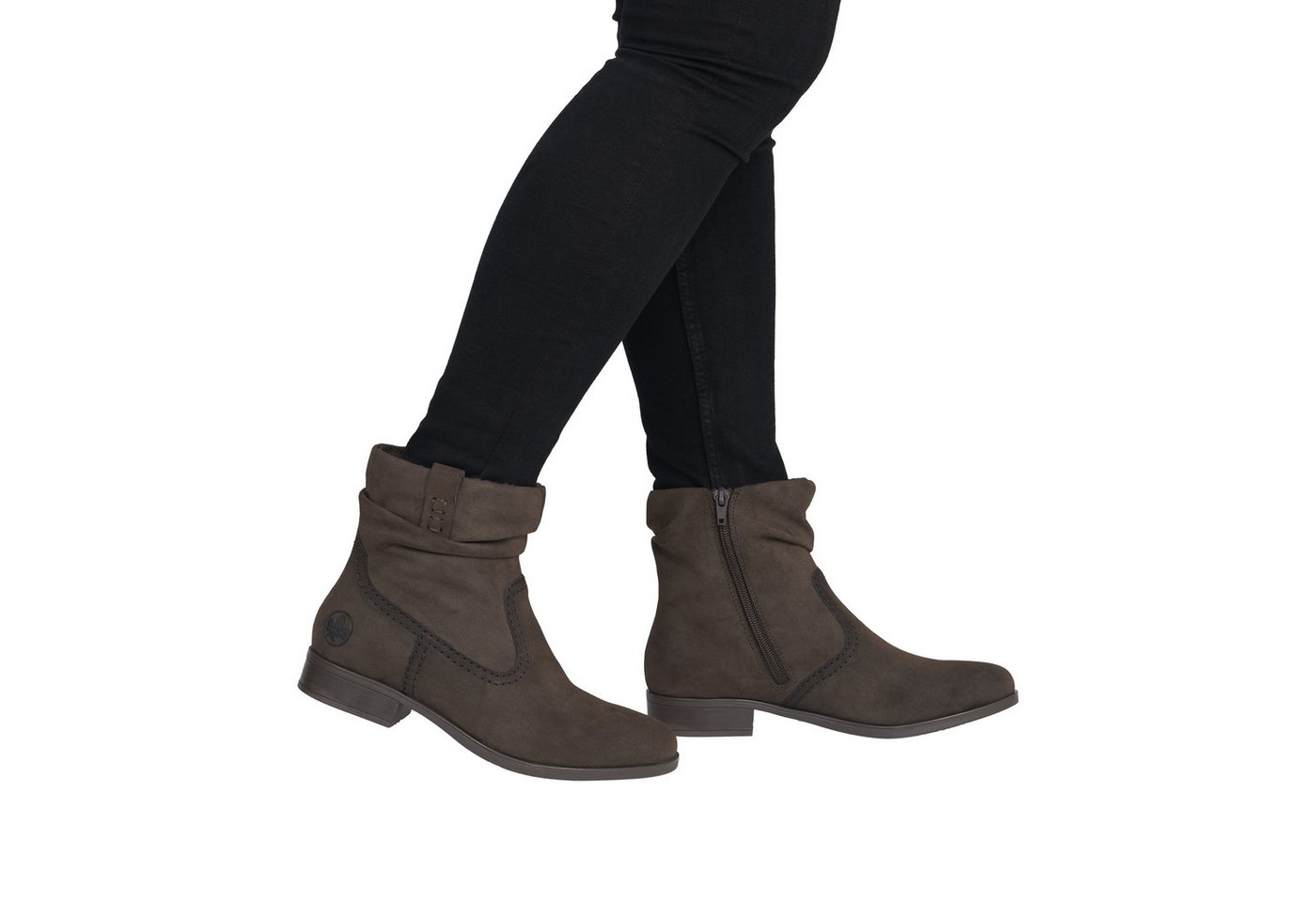 Rieker Stiefelette Boots mit slouchy Schaft und Reißverschluss – Bild 2 von 5