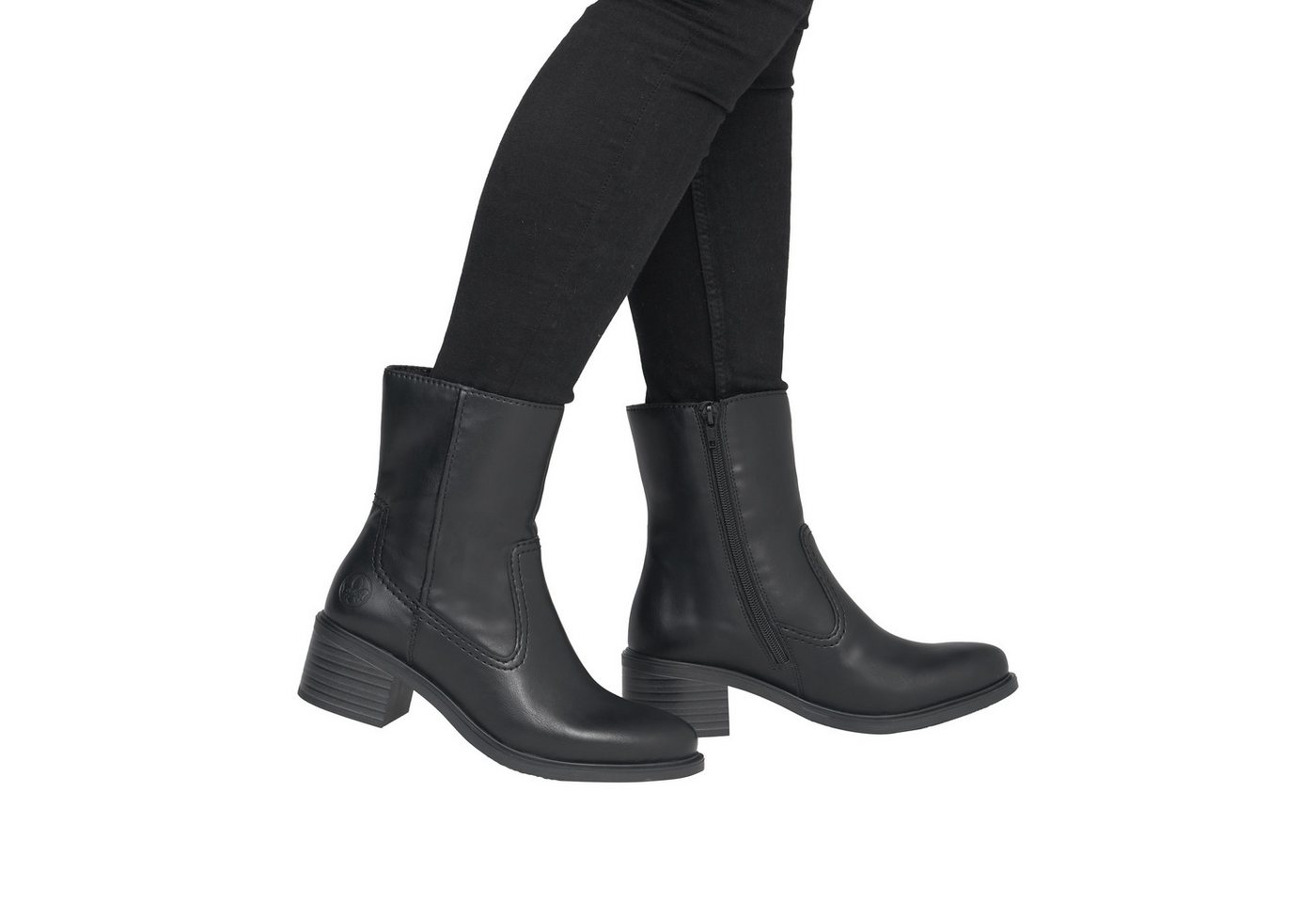 Rieker Stiefelette Boots, Klassik-Stiefelette mit Blockabsatz – Bild 4 von 5