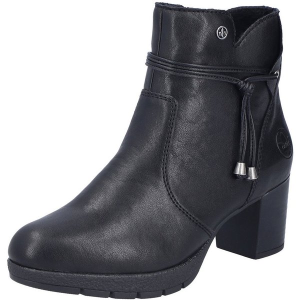 Rieker Stiefelette Businessstiefelette, Blockabsatz, Boots in schmler Form