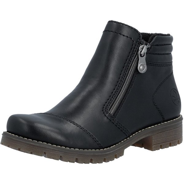 Rieker Stiefelette Klassik-Boots, Casual-Stiefelette mit zwei Reißverschlüssen