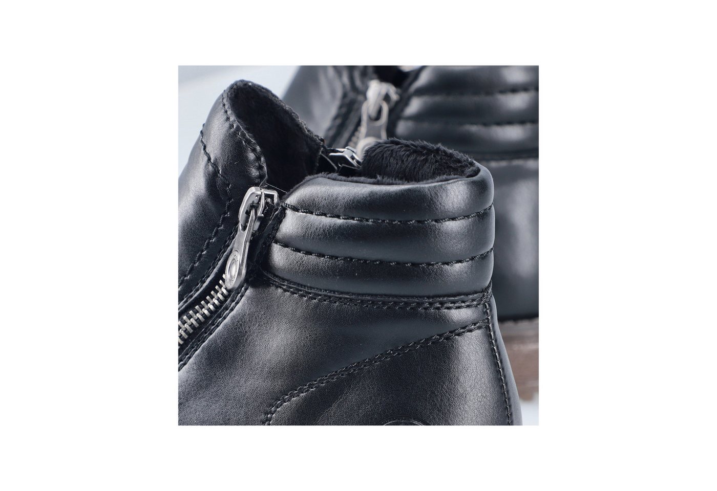 Rieker Stiefelette Klassik-Boots, Casual-Stiefelette mit zwei Reißverschlüssen – Bild 3 von 5