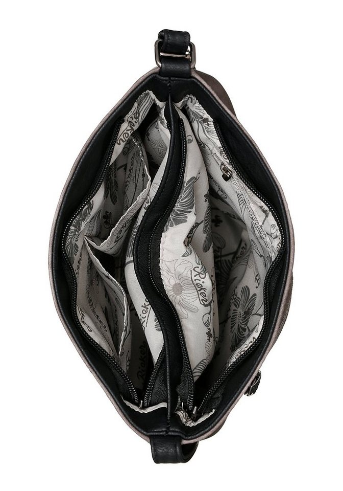 Rieker Umhängetasche guana/guana/guana, Damen Schultertasche in schicker Farbkombination – Bild 3 von 4