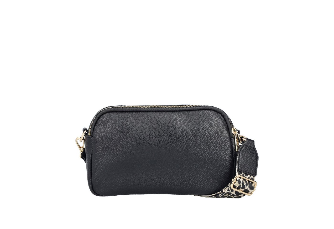 Rieker Umhängetasche, Damen Schultertasche, Handtasche mit zwei Reißverschlüssen – Bild 3 von 5