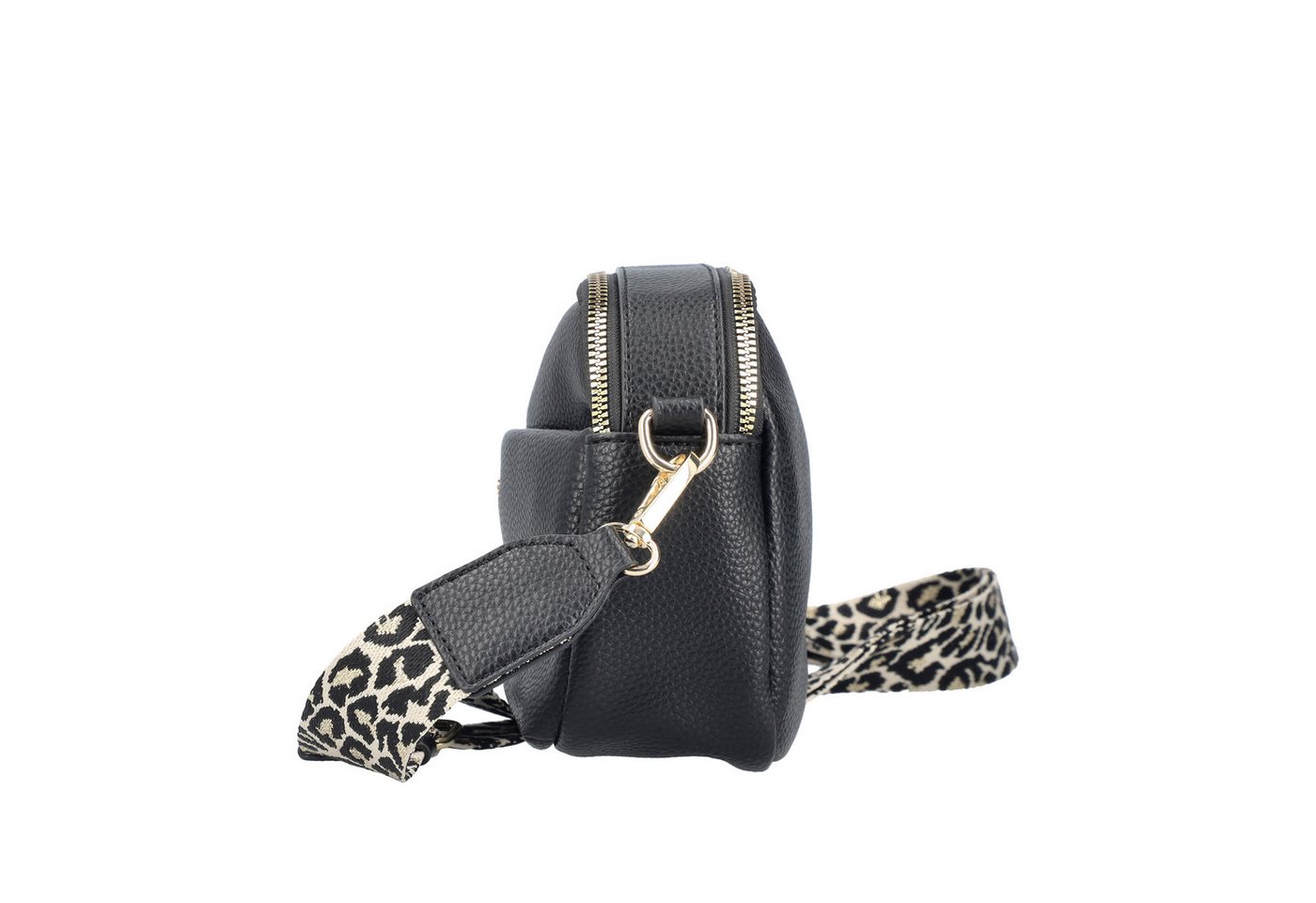 Rieker Umhängetasche, Damen Schultertasche, Handtasche mit zwei Reißverschlüssen – Bild 4 von 5