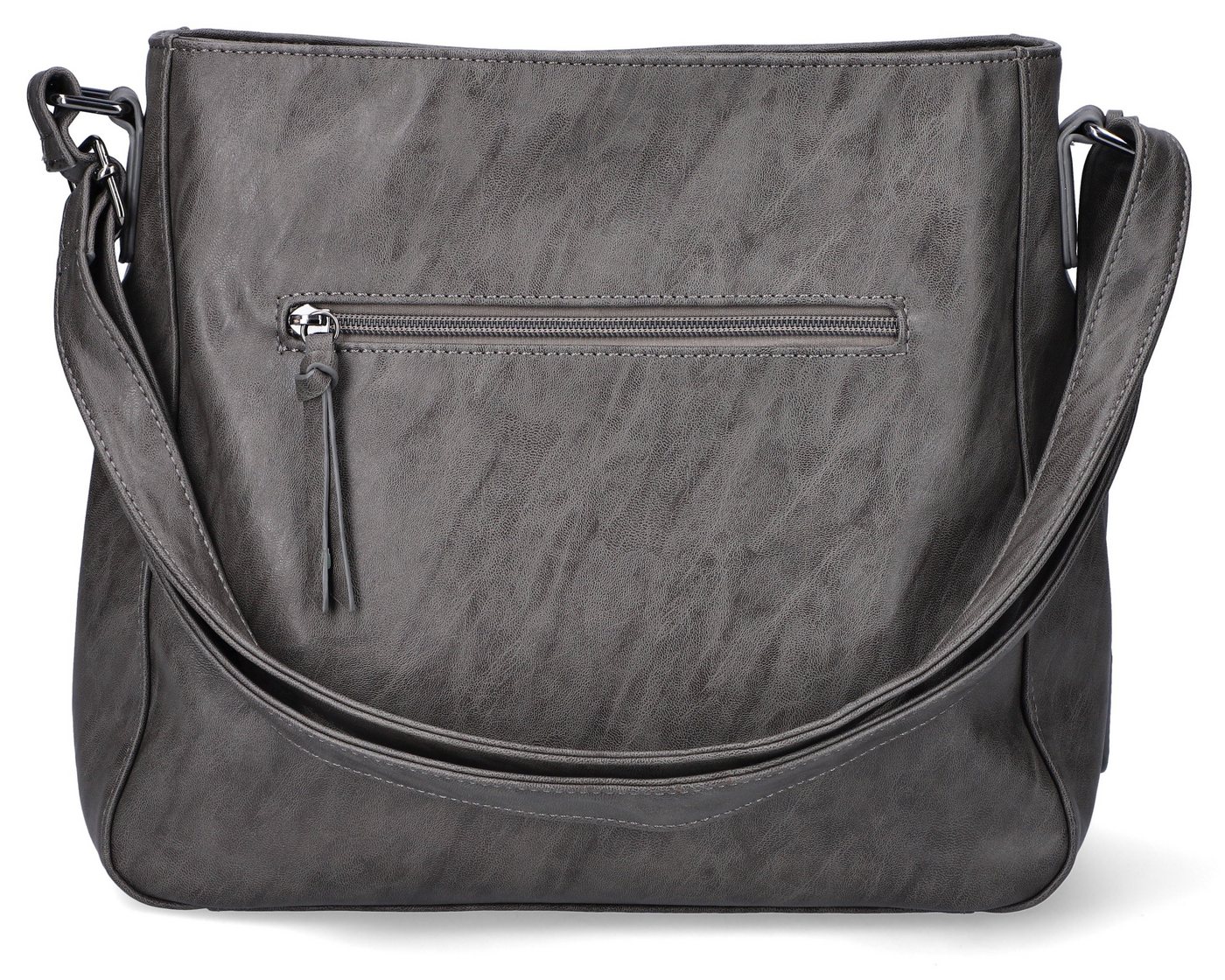 Rieker Umhängetasche Montenegro/Guana/Eagle, Damen Schultertasche, Handtasche mit Zierschnalle und Flechtband – Bild 3 von 5