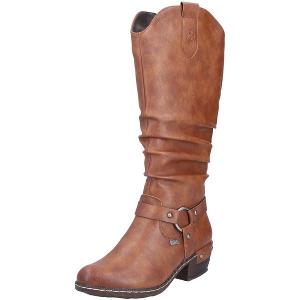 Rieker Westernstiefel, Blockabsatz, Cowboystiefel mit wasserabweisender riekerTEX-Membran