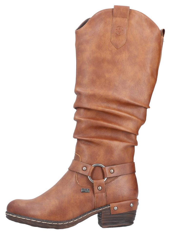 Rieker Westernstiefel, Blockabsatz, Cowboystiefel mit wasserabweisender riekerTEX-Membran – Bild 2 von 5