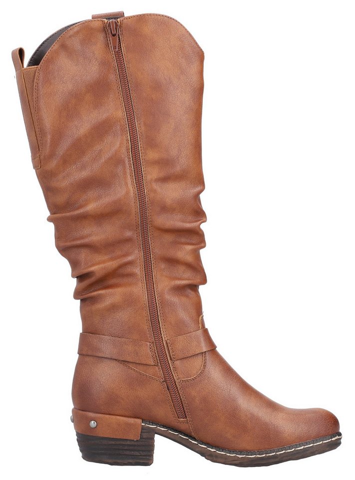 Rieker Westernstiefel, Blockabsatz, Cowboystiefel mit wasserabweisender riekerTEX-Membran – Bild 3 von 5