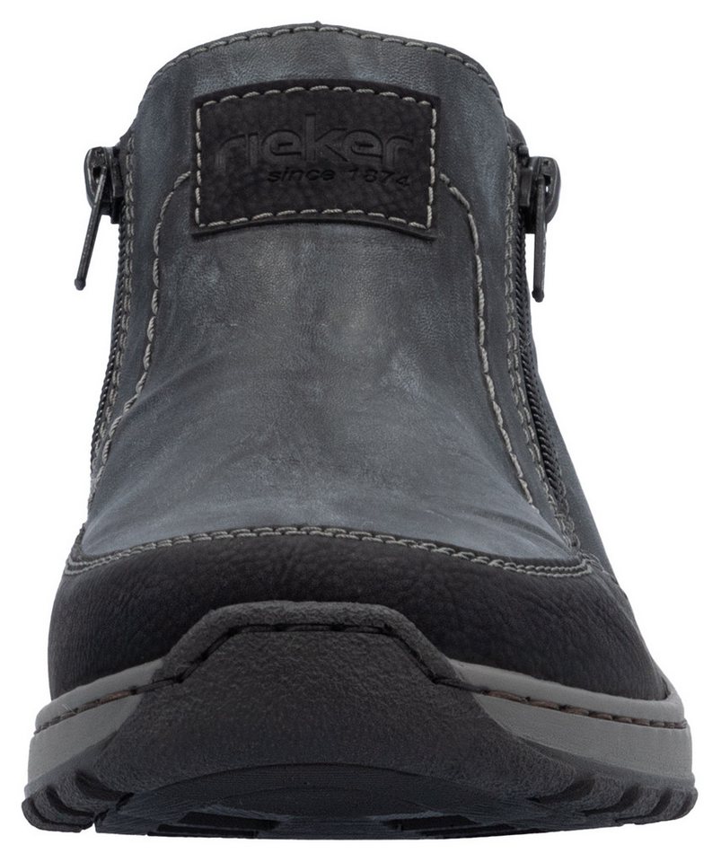 Rieker Winterboots, Winterstiefelette, Halbschuh mit beidseitigen Reißverschlüssen – Bild 4 von 5