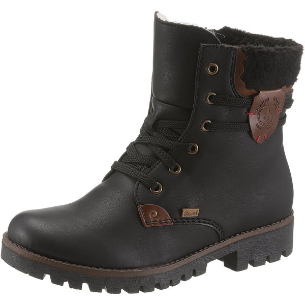 Rieker Winterboots, Winterstiefelette, Schnürstiefelette, Boots mit Tex-Ausstattung