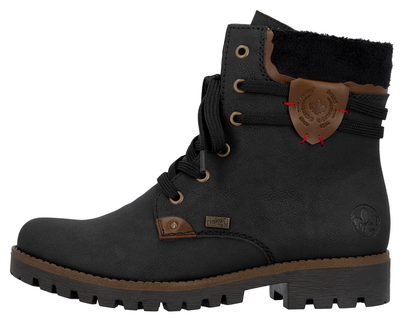 Rieker Winterboots, Winterstiefelette, Schnürstiefelette, Boots mit Tex-Ausstattung – Bild 2 von 5