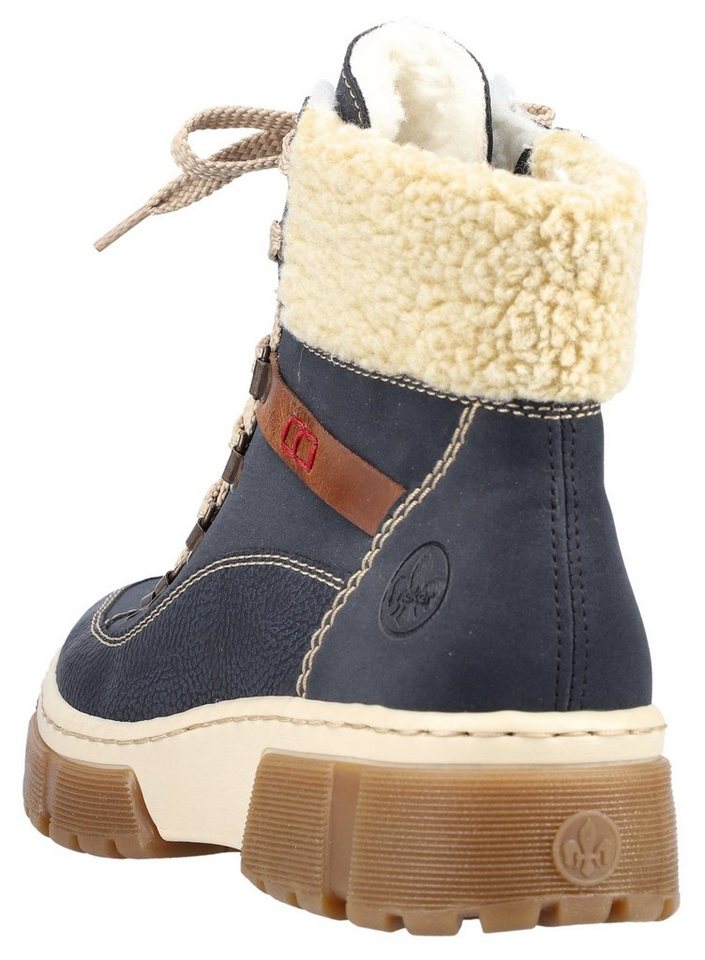Rieker Winterboots, Schnürboots, Winterstiefelette mit Warmfutter ausgestattet – Bild 2 von 5