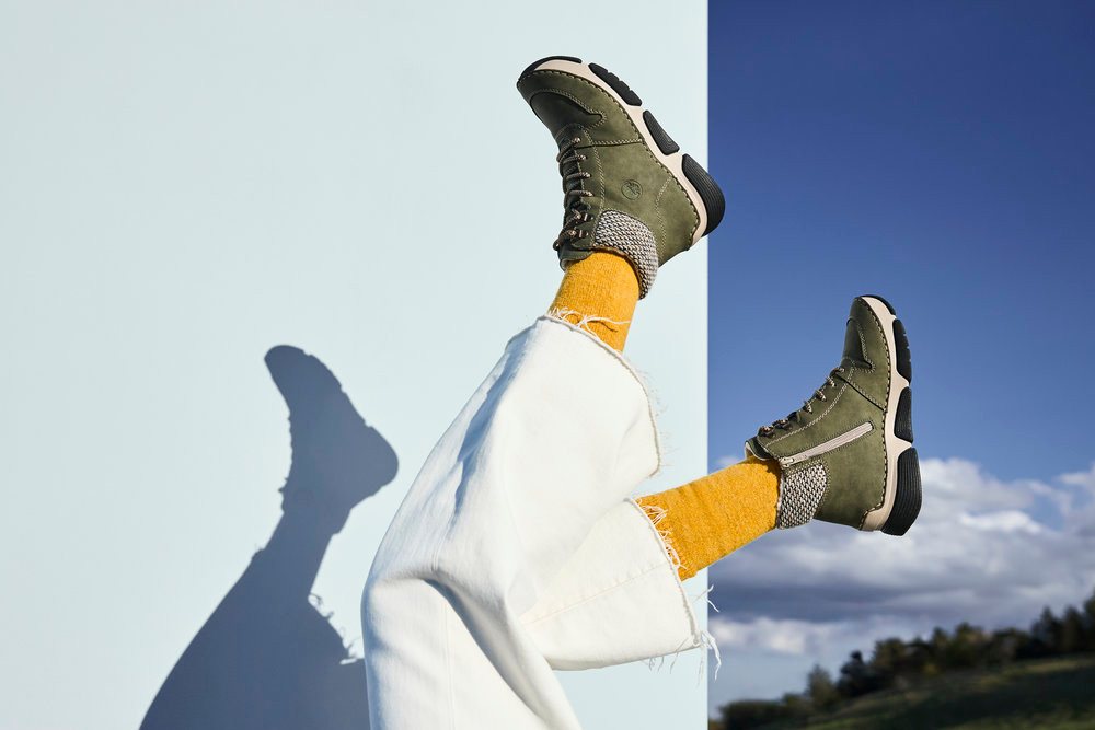Rieker Winterboots, Schnürboots, Stiefelette mit praktischem Innenreißverschluss – Bild 2 von 5