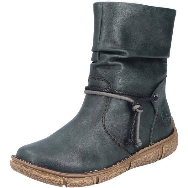 Rieker Winterboots, Winterstiefelette, slouchy Schaft, Reißverschluss, mit Warmfutter