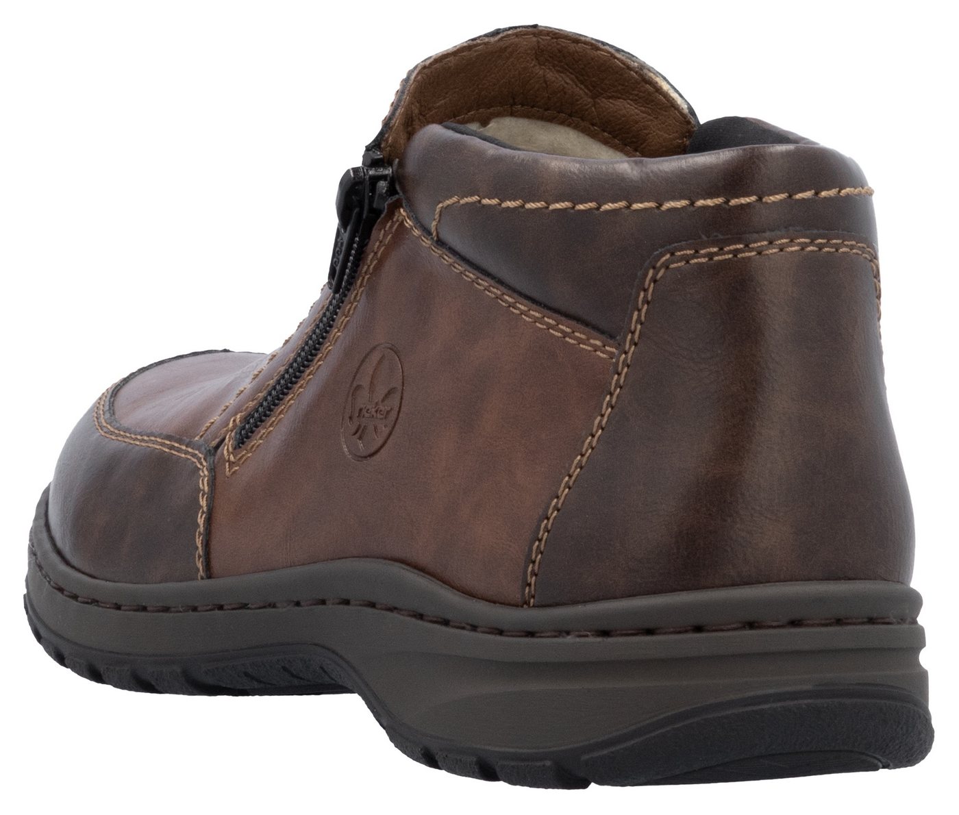 Rieker Winterboots, Winterstiefelette, Halbschuh mit beidseitigen Reißverschlüssen – Bild 2 von 5