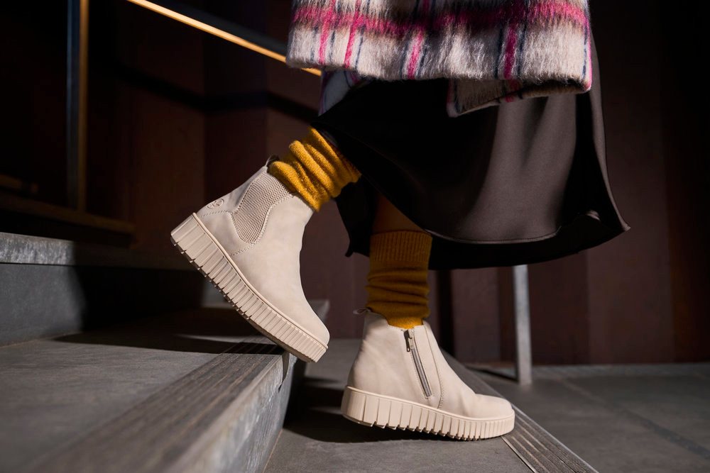 Rieker Winterboots Chelseaboots, Plateausneaker, Stiefelette, Reißverschluss und Stretch – Bild 2 von 5