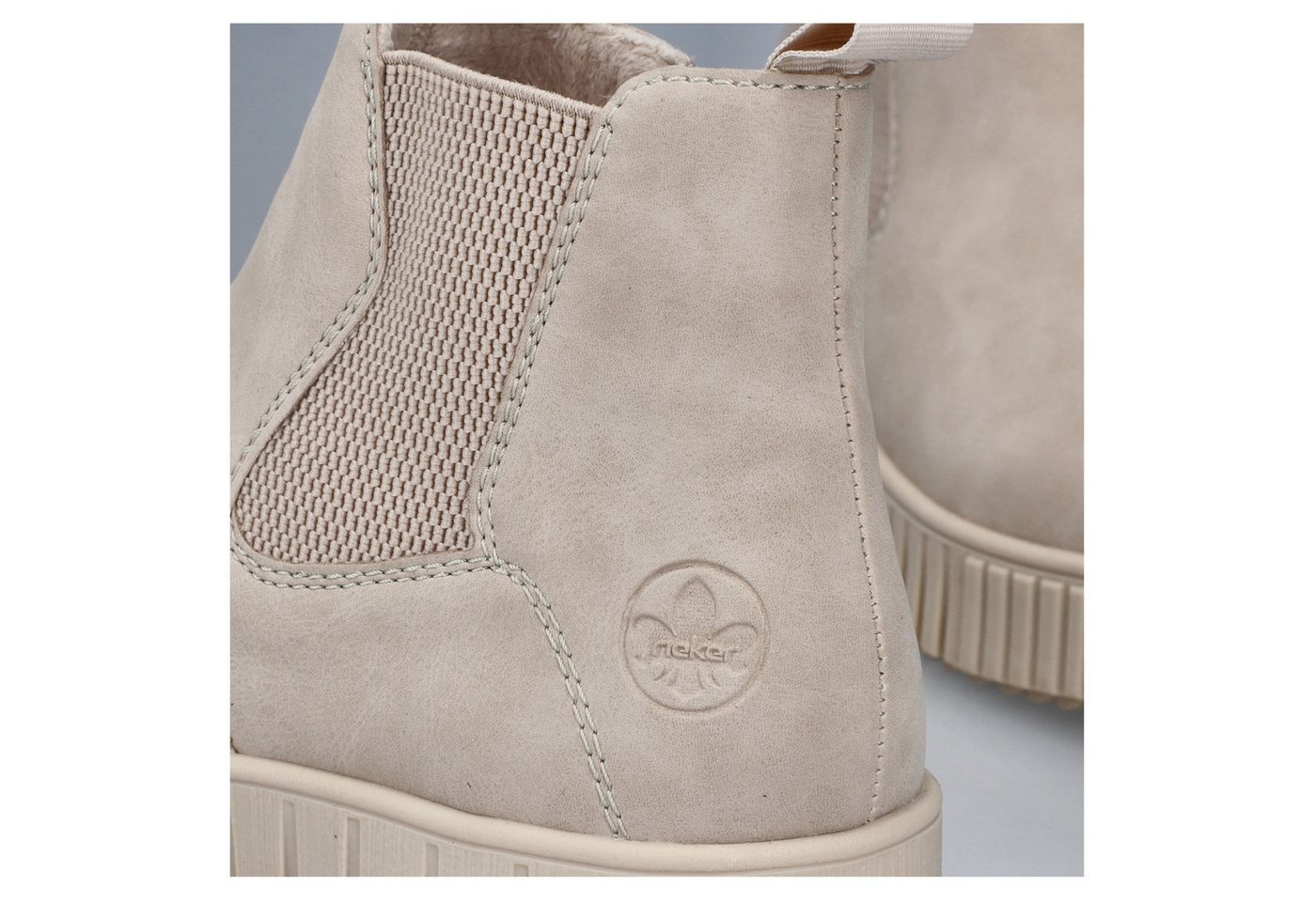 Rieker Winterboots Chelseaboots, Plateausneaker, Stiefelette, Reißverschluss und Stretch – Bild 4 von 5