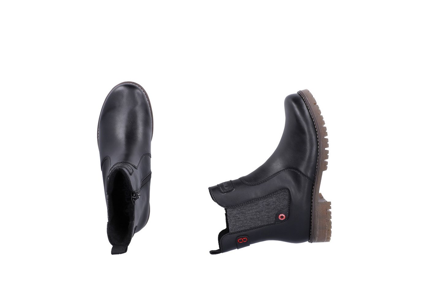 Rieker Winterboots Chelseaboots, Stiefelette mit Stretcheinsatz – Bild 3 von 5