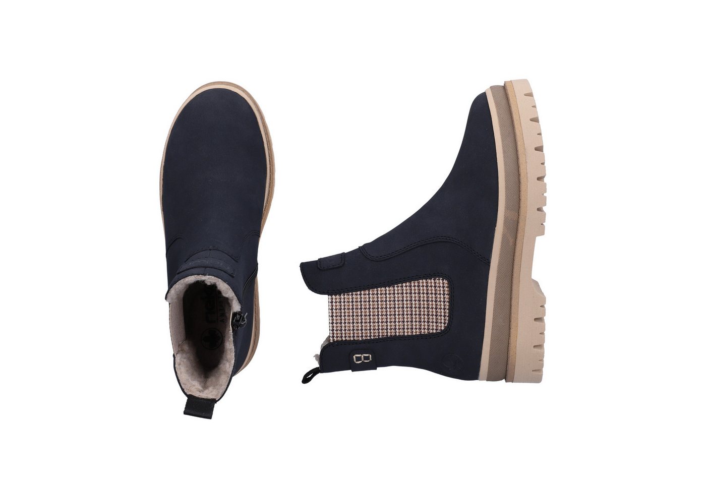 Rieker Winterboots Chelseaboots, Plateauboots, Stiefelette mit Innenreißverschluss – Bild 4 von 5