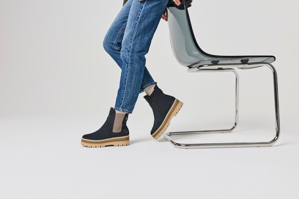 Rieker Winterboots Chelseaboots, Plateauboots, Stiefelette mit Innenreißverschluss – Bild 5 von 5
