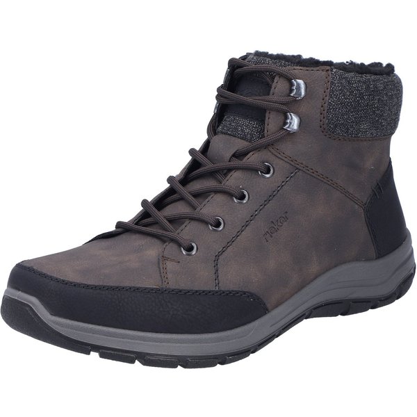 Rieker Winterboots, Schnürboots, Outdoorschuh mit praktischem Innenreißverschluss