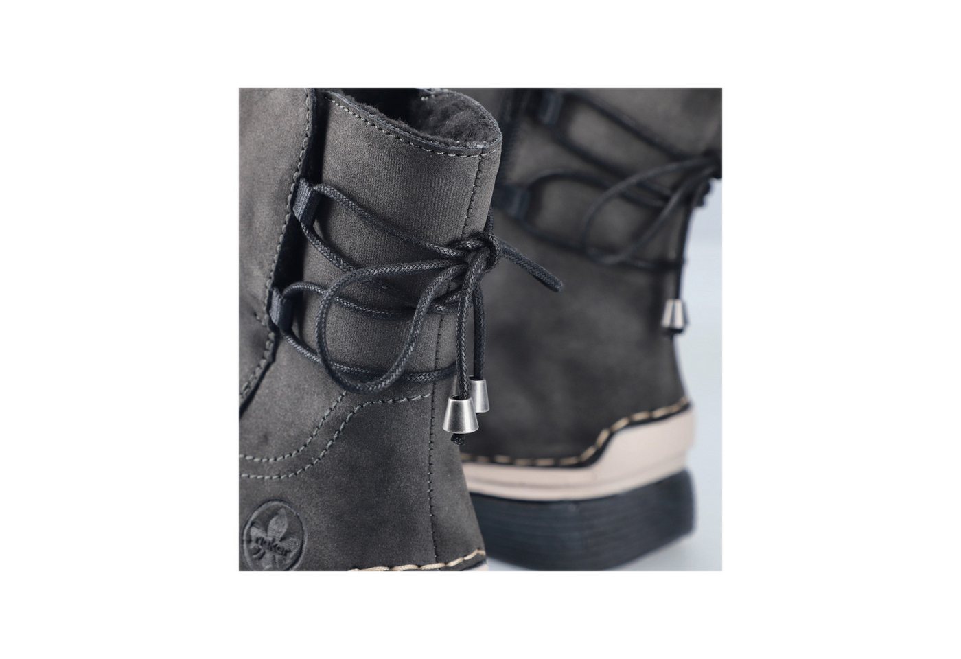Rieker Winterboots Keilboots, Stiefelette, Sneakerboots mit Schnürelement – Bild 3 von 5