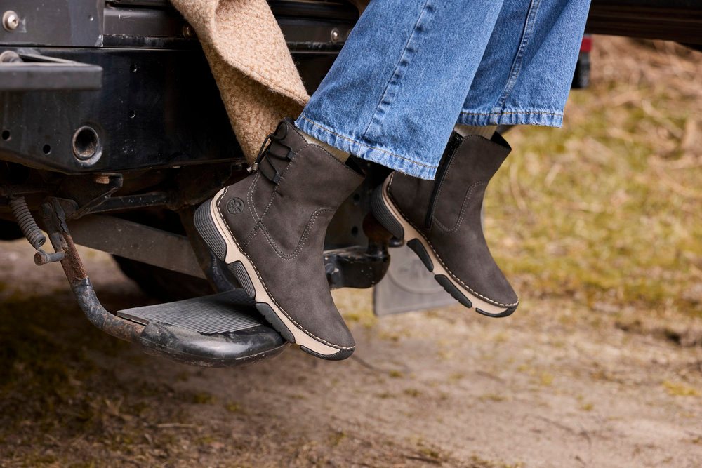 Rieker Winterboots Keilboots, Stiefelette, Sneakerboots mit Schnürelement – Bild 4 von 5