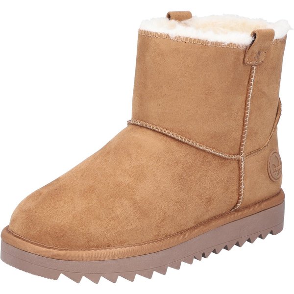 Rieker Winterboots Plateauboots, Winterstiefelette, mit Anziehlaschen und Warmfutter