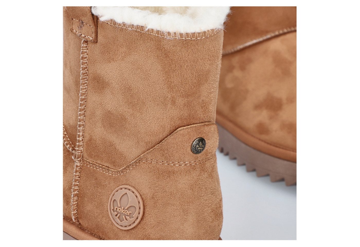 Rieker Winterboots Plateauboots, Winterstiefelette, mit Anziehlaschen und Warmfutter – Bild 4 von 5