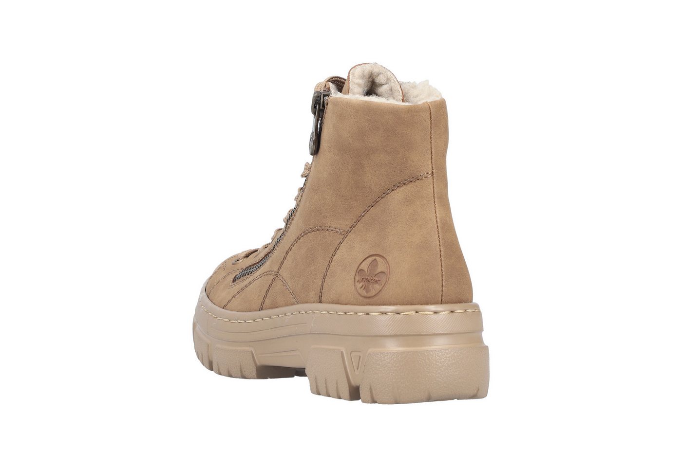 Rieker Winterboots Plateauboots, Schnürboots mit Reißverschluss an der Außenseite – Bild 3 von 5