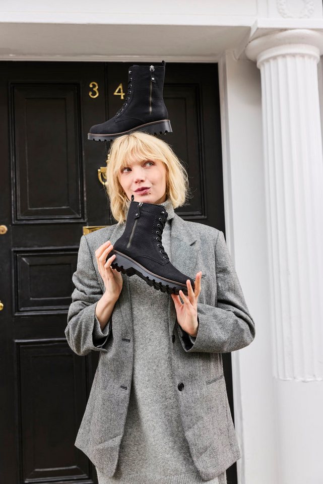 Rieker Winterboots Schnürboots, Schnürstiefelette, Winterstiefelette mit Warmfutter – Bild 2 von 5