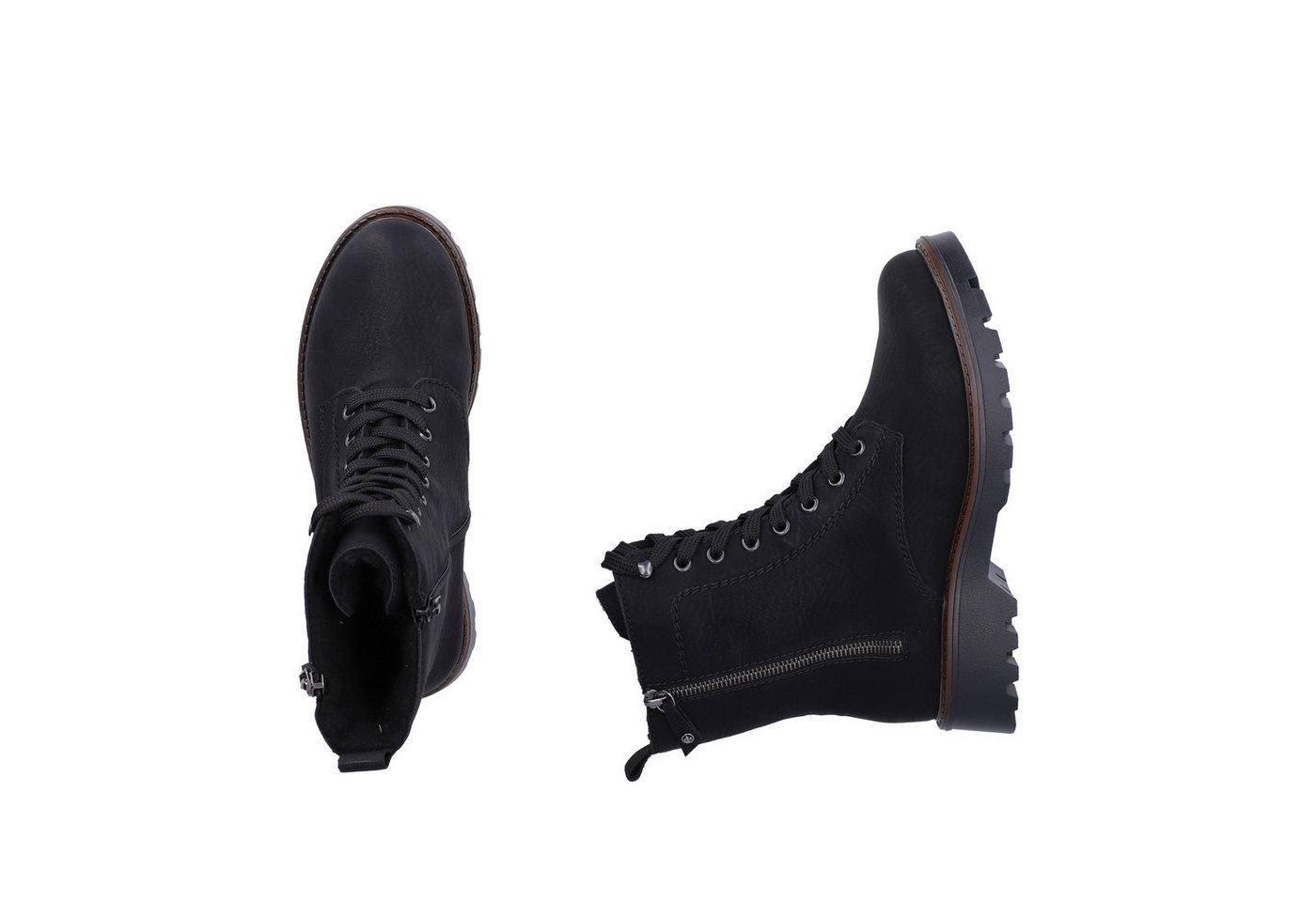 Rieker Winterboots Schnürboots, Schnürstiefelette, Winterstiefelette mit Warmfutter – Bild 5 von 5
