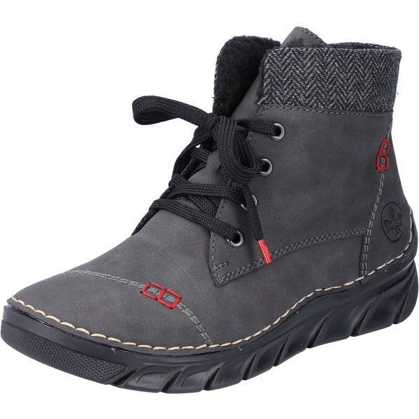 Rieker Winterboots Schnürboots, Stiefelette, Casual-Boots mit softem Schaftrand