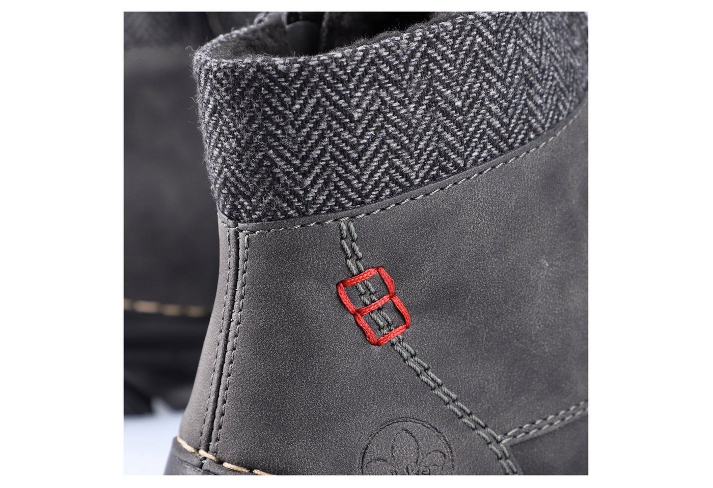 Rieker Winterboots Schnürboots, Stiefelette, Casual-Boots mit softem Schaftrand – Bild 2 von 5