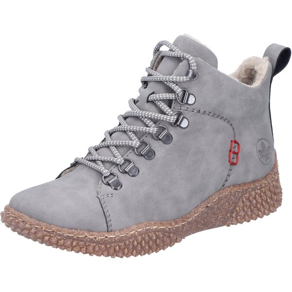 Rieker Winterboots Schnürboots, Stiefelette, Profilsohle, mit Anziehlasche