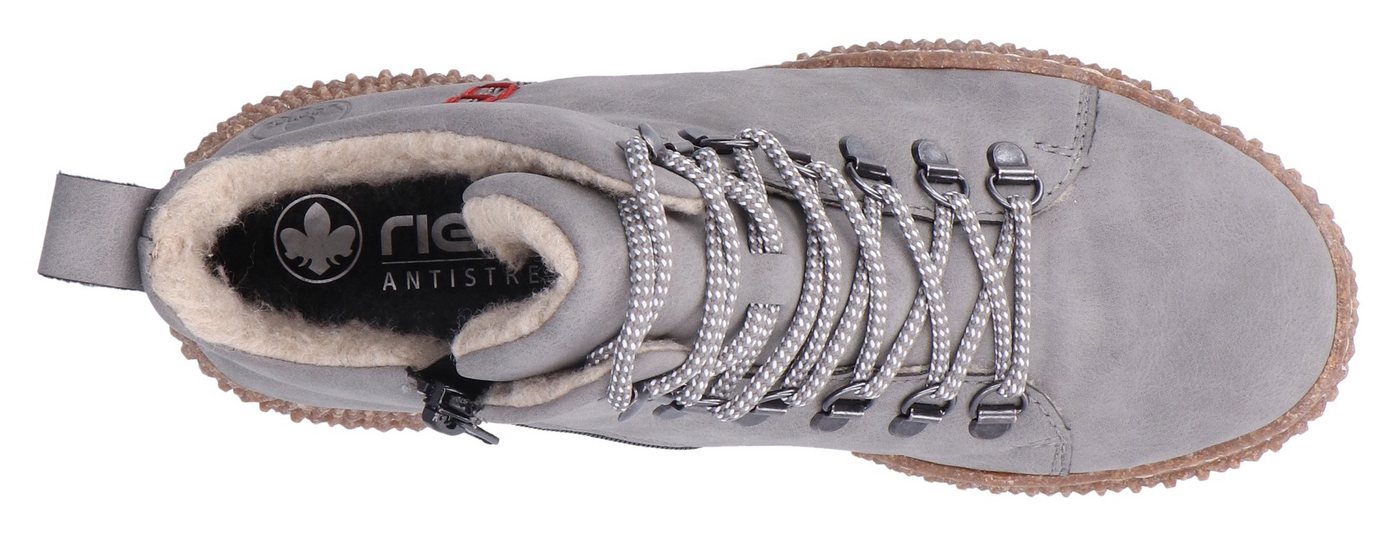 Rieker Winterboots Schnürboots, Stiefelette, Profilsohle, mit Anziehlasche – Bild 5 von 5