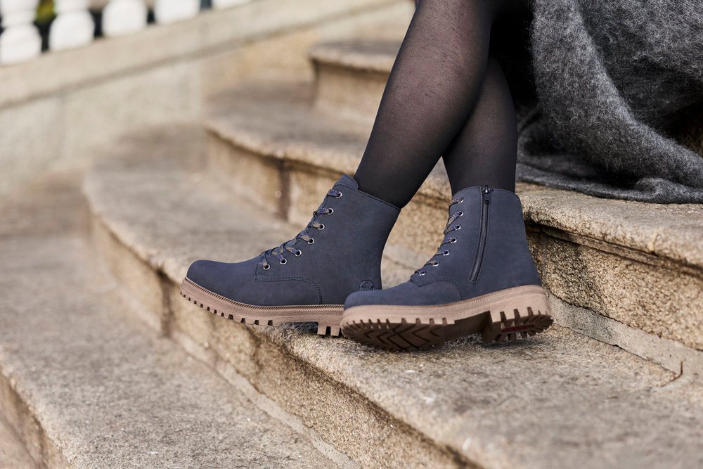 Rieker Winterboots Schnürboots, Schnürstiefelette mit zweckmäßigem Reißverschluss – Bild 4 von 5