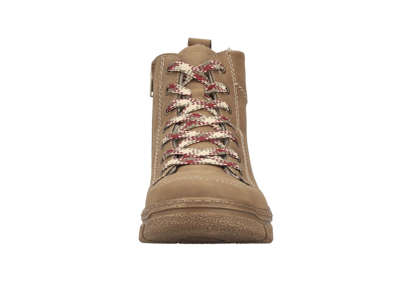 Rieker Winterboots Schnürboots, Schnürstiefelette mit Warmfutter und Ziersteppung – Bild 5 von 5