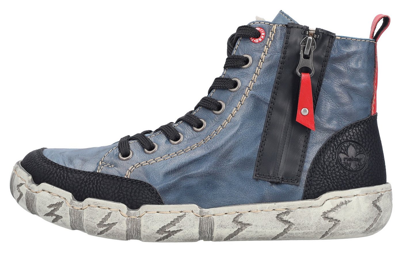 Rieker Winterboots Schnürboots, High Top Sneaker, Stiefelette, mit Anziehlasche – Bild 5 von 5