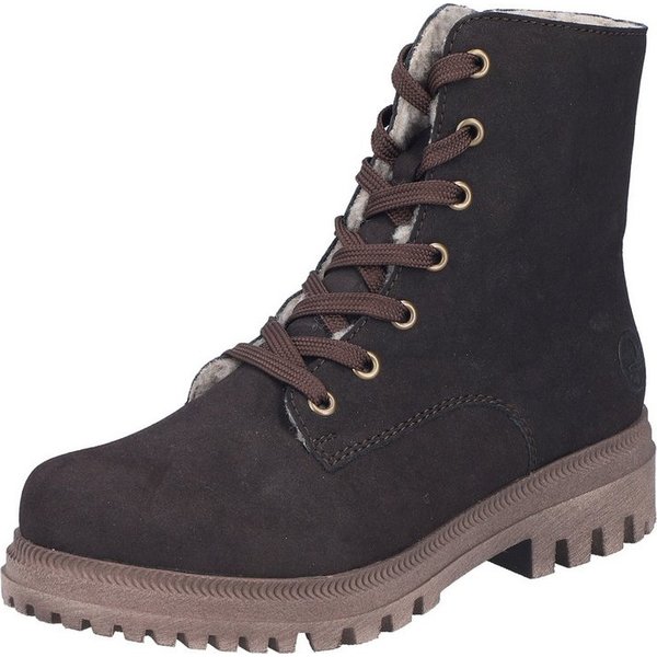 Rieker Winterboots Schnürboots, Schnürstiefelette mit zweckmäßigem Reißverschluss