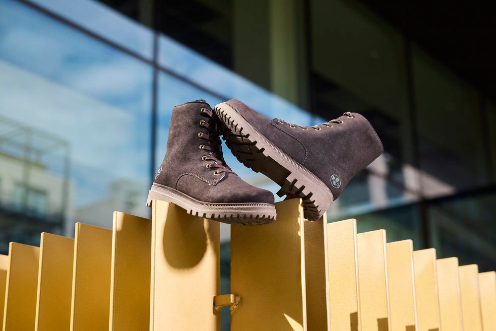 Rieker Winterboots Schnürboots, Schnürstiefelette mit zweckmäßigem Reißverschluss – Bild 2 von 5