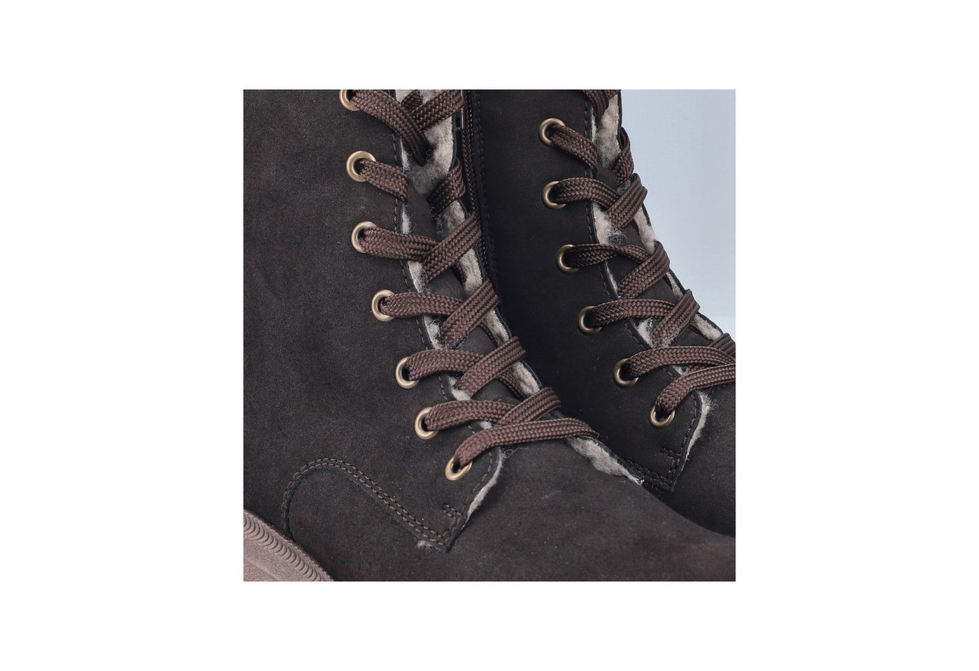Rieker Winterboots Schnürboots, Schnürstiefelette mit zweckmäßigem Reißverschluss – Bild 3 von 5