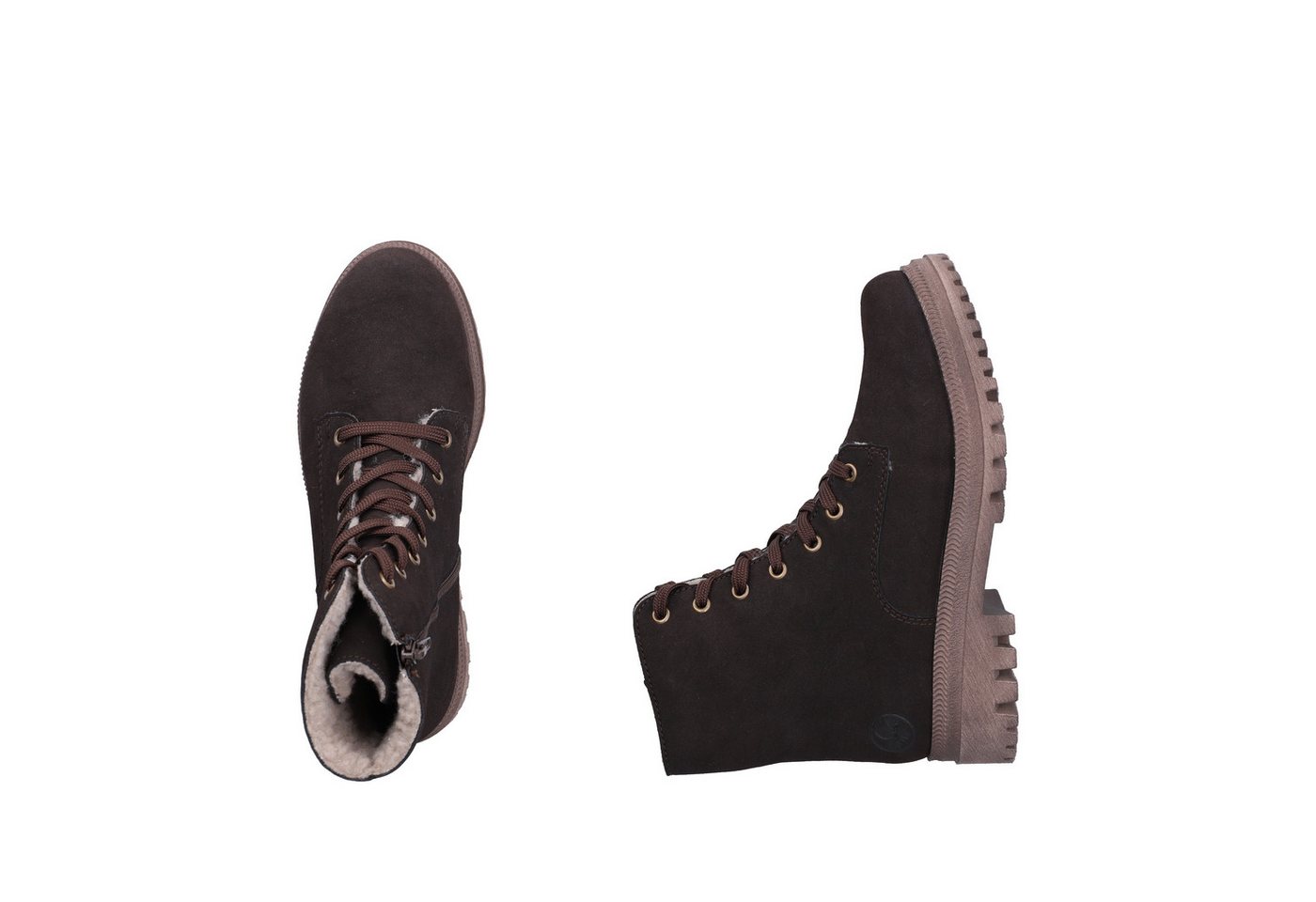Rieker Winterboots Schnürboots, Schnürstiefelette mit zweckmäßigem Reißverschluss – Bild 4 von 5