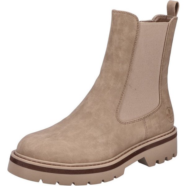 Rieker Winterboots Stiefelette, Chelseaboots mit Warmfutter und Stretcheinsatz