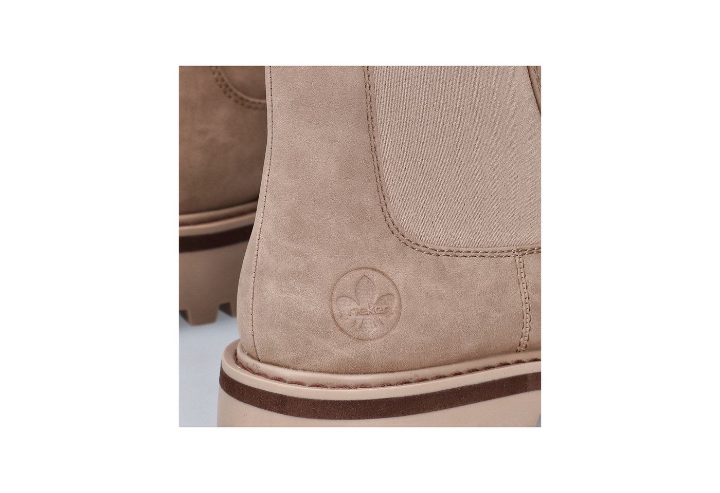 Rieker Winterboots Stiefelette, Chelseaboots mit Warmfutter und Stretcheinsatz – Bild 3 von 5