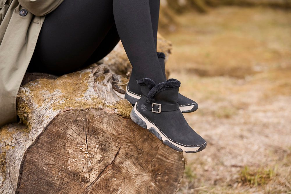Rieker Winterboots Stiefelette, Casual-Boots mit praktischem Reißverschluss – Bild 3 von 5
