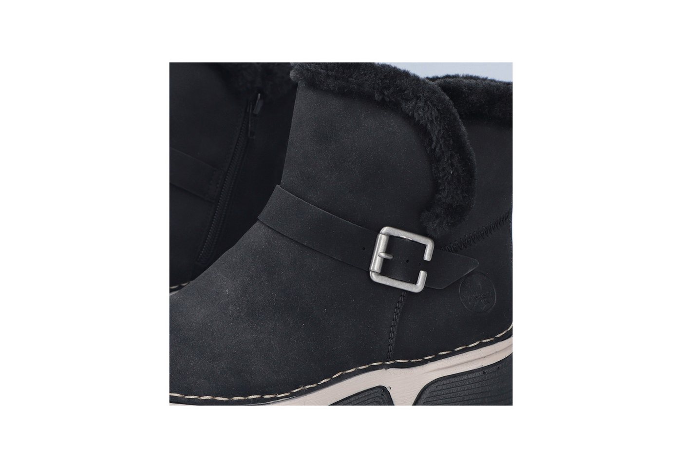 Rieker Winterboots Stiefelette, Casual-Boots mit praktischem Reißverschluss – Bild 4 von 5