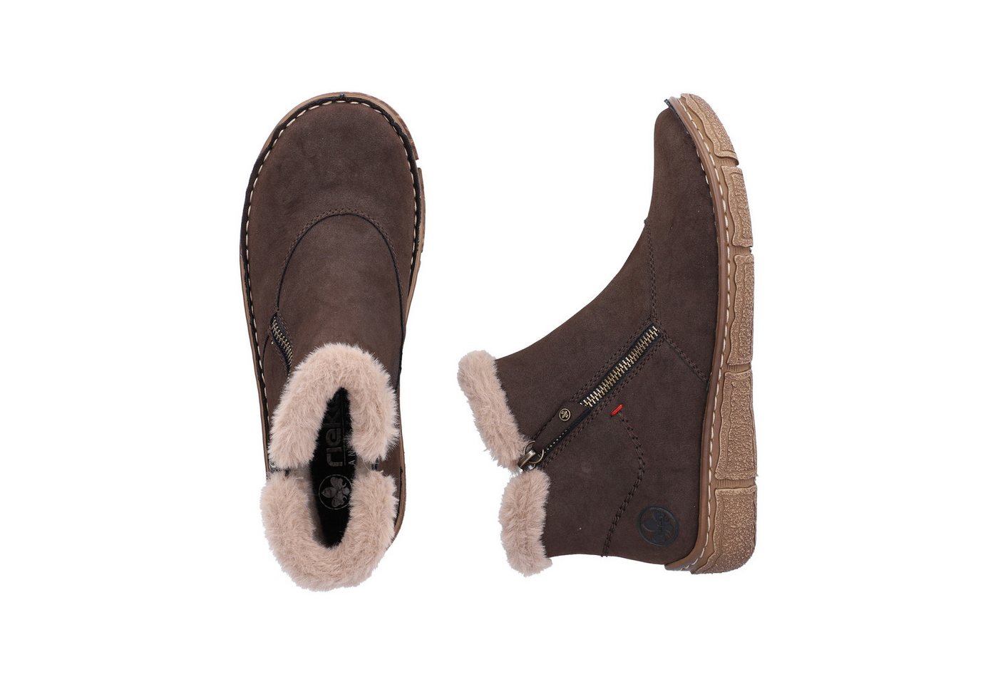 Rieker Winterboots Winterstiefelette, Reißverschluss-Boots mit Warmfutter – Bild 2 von 5