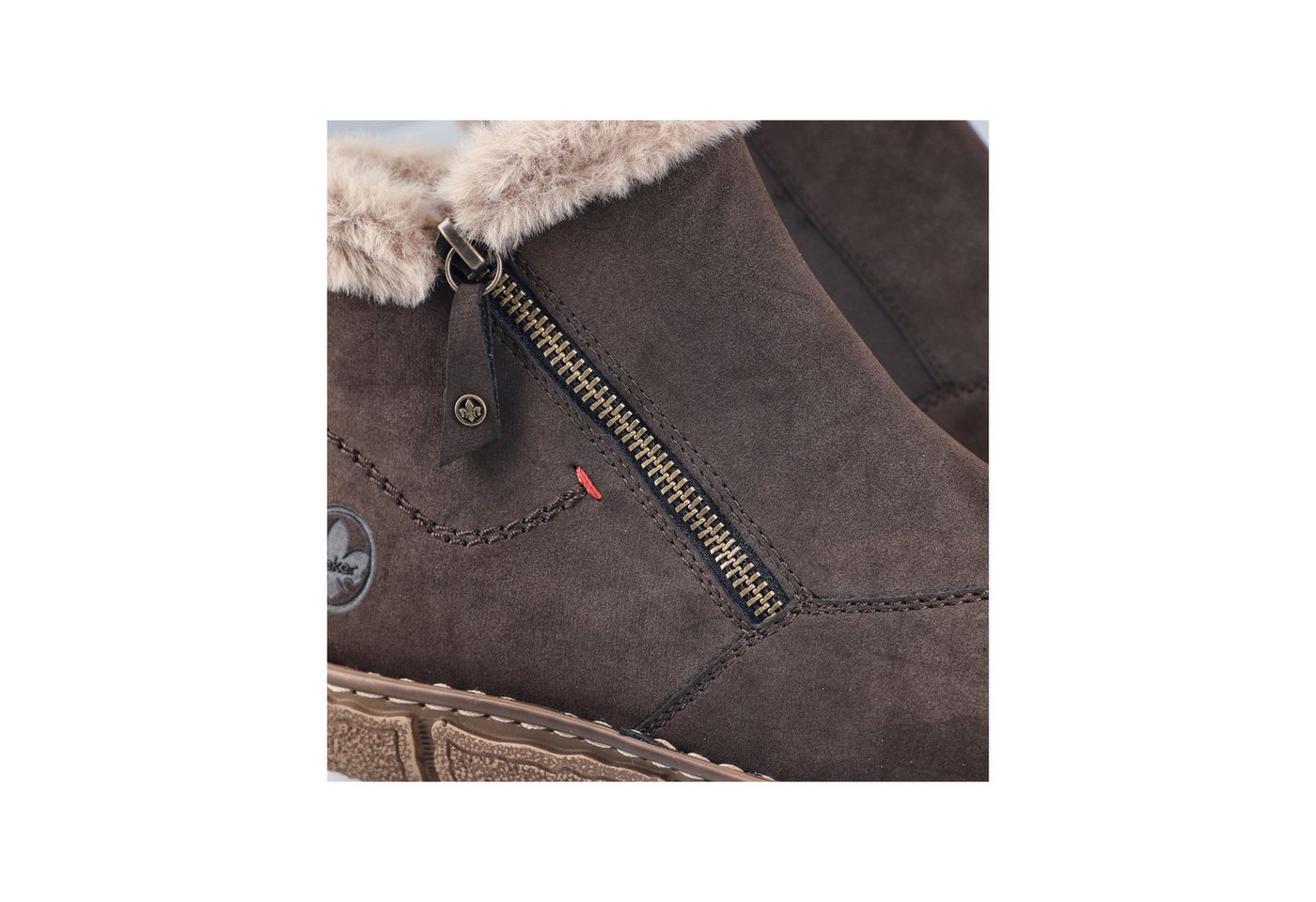 Rieker Winterboots Winterstiefelette, Reißverschluss-Boots mit Warmfutter – Bild 3 von 5